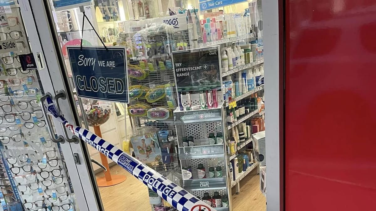 Two Charged Following Alleged Break-In at Paradise Point Chemist