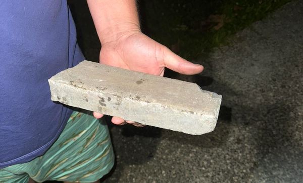 Concrete Brick on Doorstep: A Warning Sign for Gold Coast Residents